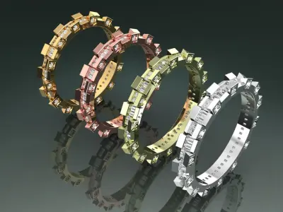 FASHION RING top ring  3D print model