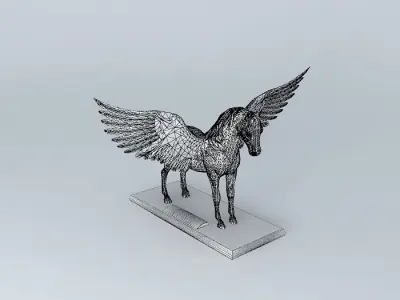 Horse statue Free 3D model