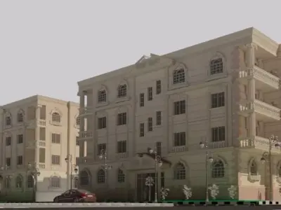 residential building 3D model