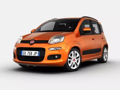 Fiat Panda 2013 3D model