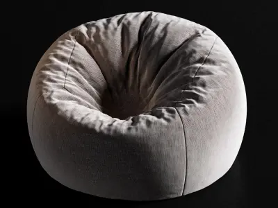 Bean bag Round 3D model