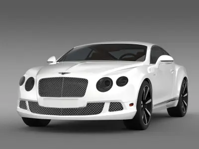Bentley Continental GT Speed Le Mans Edition 2013 3D model