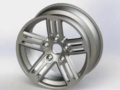 17 INCH WHEEL  TALLADEGA Free 3D print model