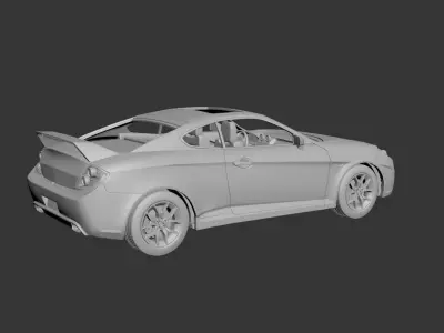 Hyundai Tiburon 2008  3D print model