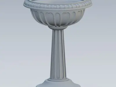 Garden urn planter21 3D model