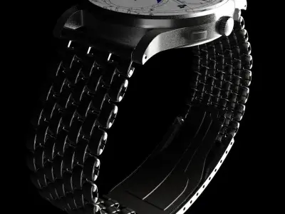 Patek Philippe Ref 1518 3D model