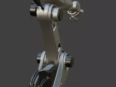 Industrial Robotic Arm 3D model