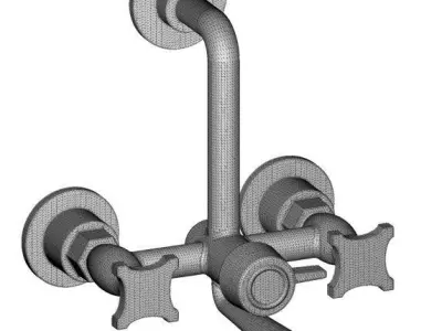 Ultra Modern Shower Tap 3D print model