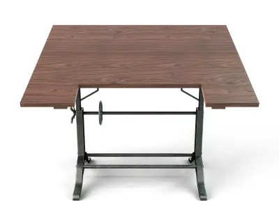 Vintage Drawing Table 3D model