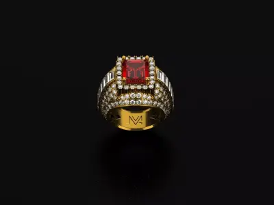 WEDDINGJEWELRY RING  3D print model