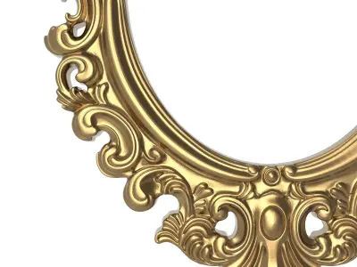 Carved Picture Frame 3D model