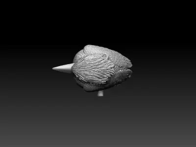 Blue Winged Kookaburra  3D print model