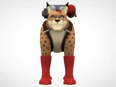 TF2 Medic Lynx Low-poly 3D model