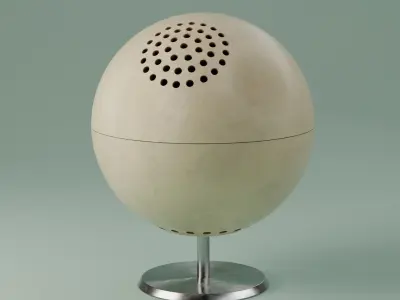 Designer radio BOULE 3D model