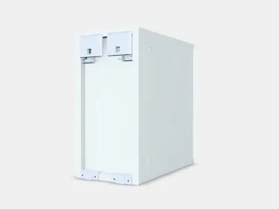 TORNVIKEN Open cabinet 4 Low-poly 3D model