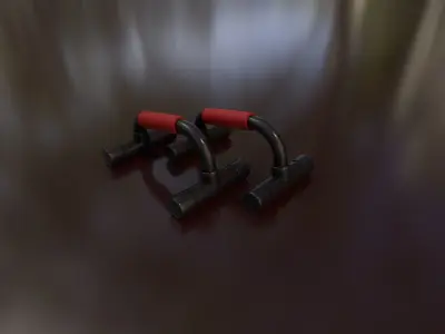 Push-Up Bar Free low-poly 3D model