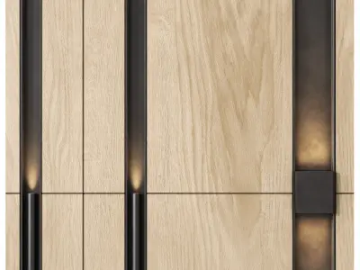 3D Wall Panel - 1 3D model