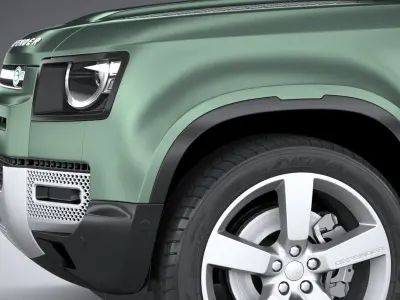 Land Rover Defender 90 2020 3D model