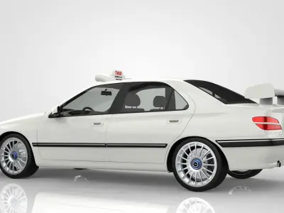 Peugeot 406 Taxi 2 3D model