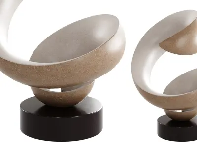 Abstract sculpture by Jason Quigno 3D model