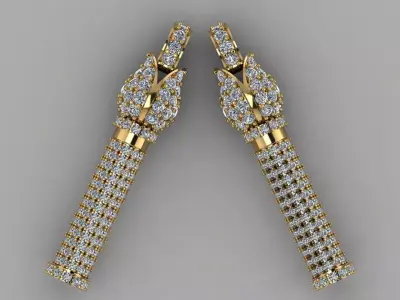 Lotus Flower Necklace 3D print model