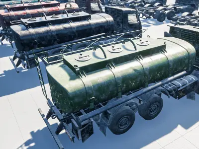 Truck Pack UE5 Low-poly 3D model