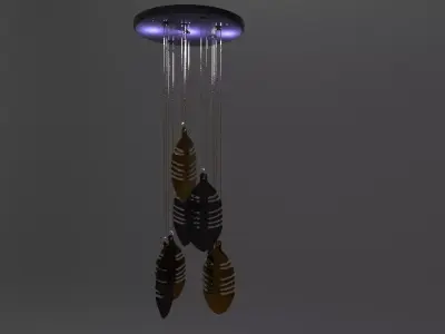 Decorative Leaf Roof Free 3D model