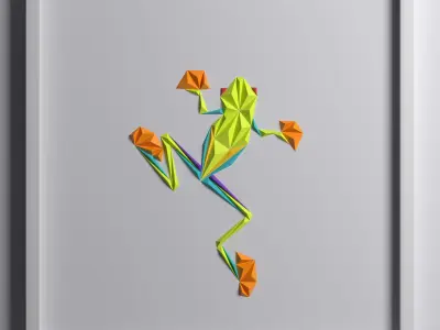 Paper Art Work 03 3D model