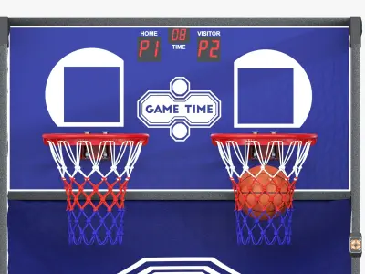 Basketball Arcade Game 3D model