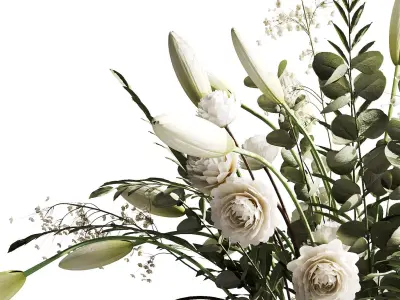 Plant Bouquet 020 3D model