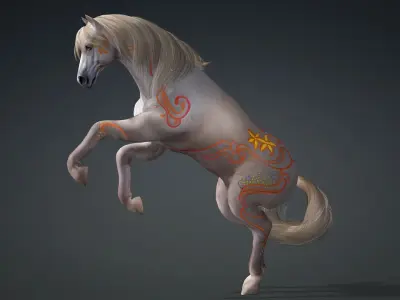 Horse-D2 3D model
