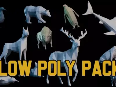 Low Poly Pack 3D print model