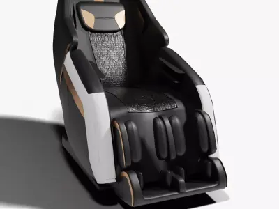 Advanced Luxury Massage Chair 3D Model 3D model