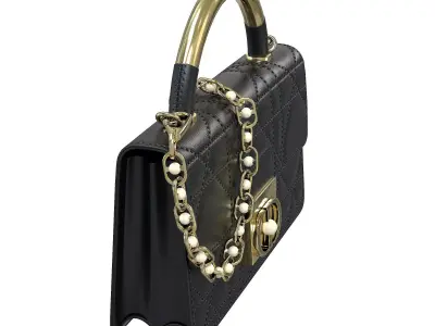 Dior Ange Mini Bag Low-poly 3D model
