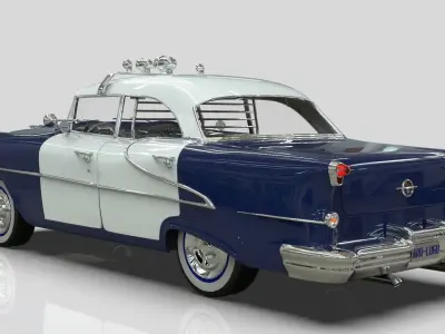 Oldsmobile Super 88 Police Patrol 1955 3D model
