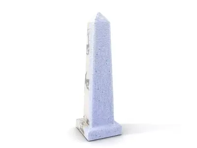 Marble Obelisk model pack Low-poly 3D model