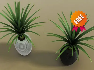 Plant pot Hard Serralunga Free 3D model