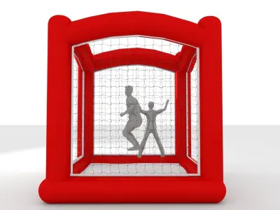 3D inflatable child jump toy  Low-poly 3D model