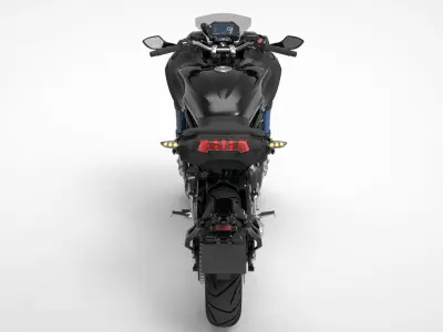 Yamaha Niken Low-poly 3D model