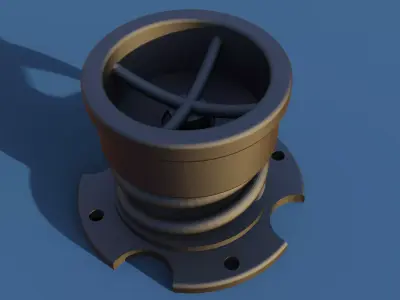 Hi Fi Anti-Vibration Isolation Feet 40mm Free Free 3D print model