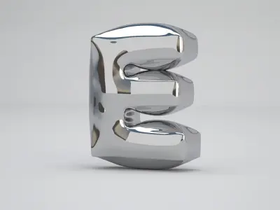 E Balloon Silver 3D model