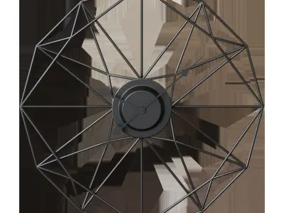 wall clock Geometrix 3D model