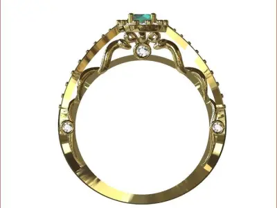 graduation set ring 3D print model