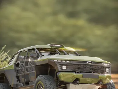 Chevrolet Off-Road Concept Low-poly 3D model