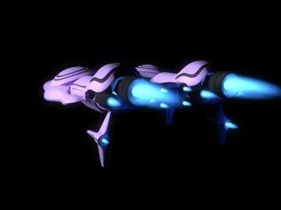 Sword-Breaker spaceship 3D model