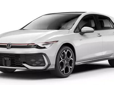 Volkswagen Golf GTI 2024 3D model