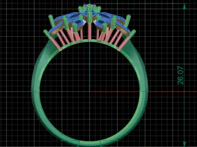 jewelry ring 276 3D print model