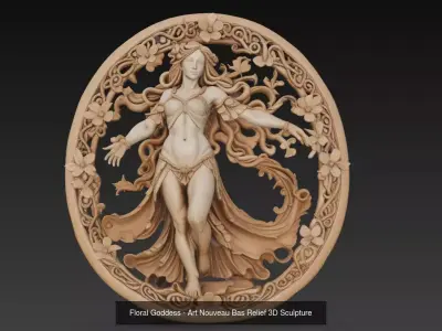 Divine and Cultural Heritage - Sacred and Symbolic 3D Sculpture 3D Model Collection