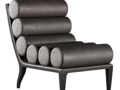 BAKER ARLO LOUNGE CHAIR 3D model