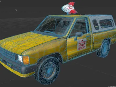 Pizza Planet Truck 3D model
